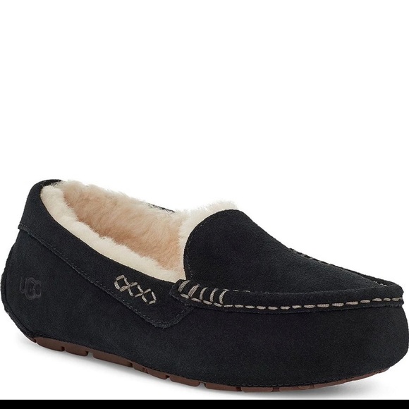 UGG Shoes - UGG Ansley Water Resistant Suede Wool Lined Slippers